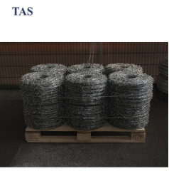 Verzinkter Stacheldraht einadriger gewellter 